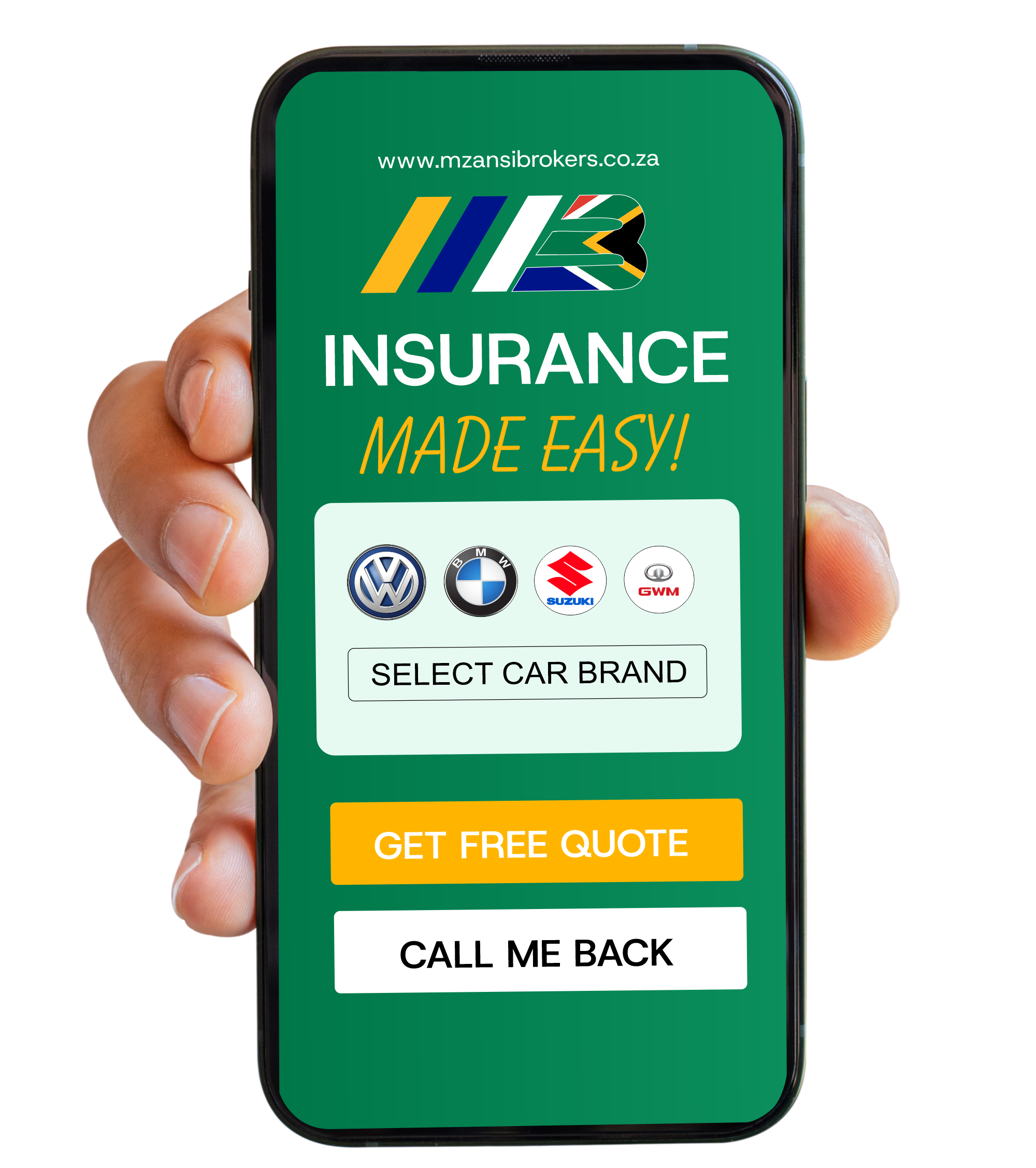 Mzansibroker insurance expert assisting a client